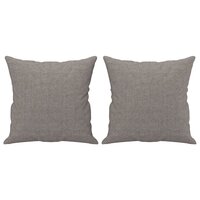 2-delige Loungeset met kussens stof taupe 6