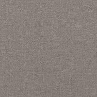 Tweezitsbank met sierkussens 120 cm stof taupe 7