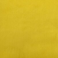 Tweezitsbank 120 cm fluweel geel 8