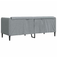 Tweezitsbank stof lichtgrijs 6