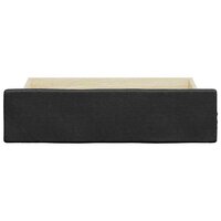 Bedlades 2 st bewerkt hout en kunstleer zwart 4