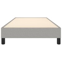 Bedframe zonder matras 80x200 cm stof lichtgrijs 5