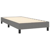 Bedframe zonder matras 80x200 cm stof donkergrijs 4
