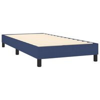 Bedframe zonder matras 80x200 cm stof blauw 4