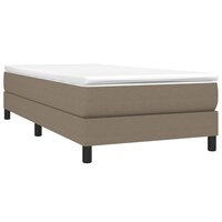 Bedframe zonder matras 90x190 cm stof taupe 3