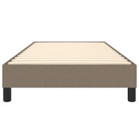 Bedframe zonder matras 90x190 cm stof taupe 5
