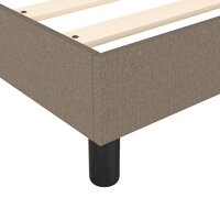 Bedframe zonder matras 90x190 cm stof taupe 7