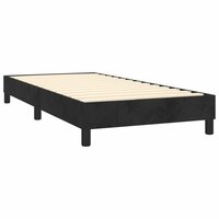 Bedframe fluweel zwart 90x200 cm 4