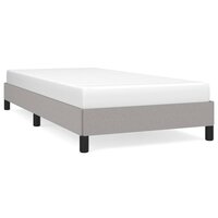 Bedframe zonder matras 80x200 cm stof lichtgrijs 2