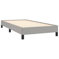 Bedframe zonder matras 80x200 cm stof lichtgrijs 4