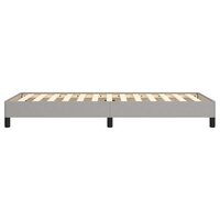 Bedframe zonder matras 80x200 cm stof lichtgrijs 6