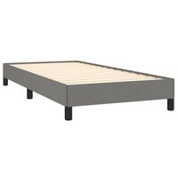 Bedframe zonder matras 80x200 cm stof donkergrijs 4