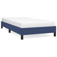 Bedframe zonder matras 80x200 cm stof blauw 2