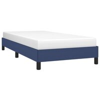 Bedframe zonder matras 80x200 cm stof blauw 3
