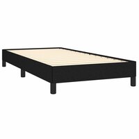 Bedframe zonder matras 90x190 cm stof zwart 4