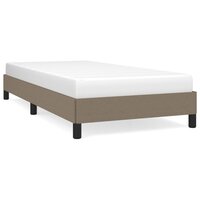 Bedframe zonder matras 90x190 cm stof taupe 2