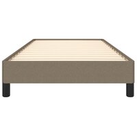 Bedframe zonder matras 90x190 cm stof taupe 5