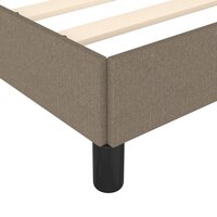 Bedframe zonder matras 90x190 cm stof taupe 7