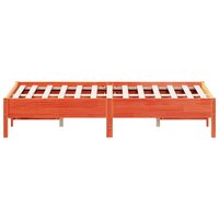 Bed met matras massief grenenhout wasbruin 140x190 cm 5