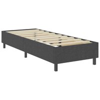 Boxspringframe stof grijs 100x200 cm 3
