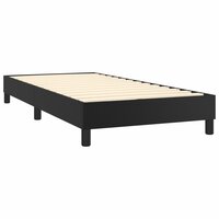 Boxspring met matras kunstleer zwart 80x200 cm 5