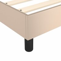 Boxspring met matras kunstleer cappuccinokleurig 80x200 cm 7