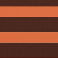 Balkonscherm 120x400 cm oxford stof oranje en bruin 2