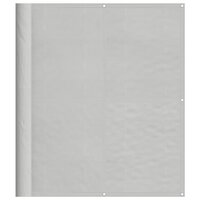 Balkonscherm 120x500 cm 100% oxford polyester lichtgrijs 2