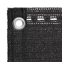 Balkonscherm HDPE 75x400 cm antraciet 3