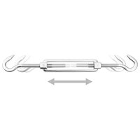 5-delige Zonnescherm montagekit roestvrij staal 2