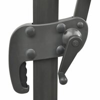 Zweefparasol met dubbel dak 400x300 cm taupe 6