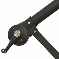 Zweefparasol met aluminium paal 350 cm antracietkleurig 8