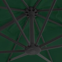 Zweefparasol met aluminium paal 400x300 cm groen 6