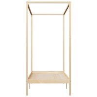 Hemelbedframe massief grenenhout 100x200 cm 3