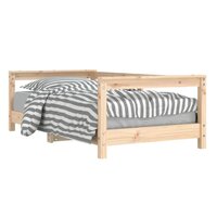 Kinderbedframe 70x140 cm massief grenenhout 2