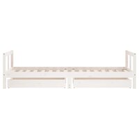 Kinderbedframe met lades 80x200 cm massief grenenhout 6