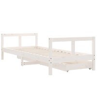Kinderbedframe met lades 80x200 cm massief grenenhout 7