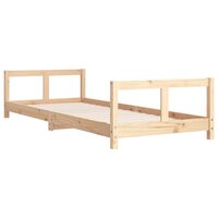 Kinderbedframe 80x200 cm massief grenenhout 3