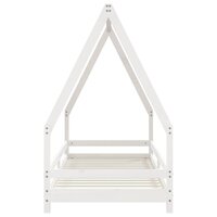 Kinderbedframe 80x200 cm massief grenenhout wit 4