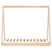 Kinderbedframe 70x140 cm massief grenenhout 4