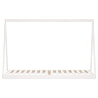 Kinderbedframe 80x200 cm massief grenenhout wit 4