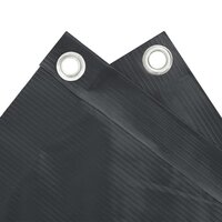 Balkonscherm 75x500 cm oxford stof antraciet 5