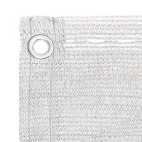 Balkonscherm 75x500 cm HDPE wit 3