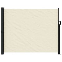 Windscherm uittrekbaar 160x500 cm cr&egrave;mekleurig 3