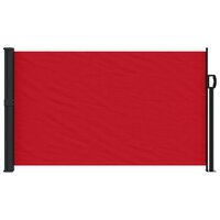 Windscherm uittrekbaar 120x600 cm rood 3