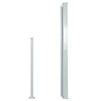 Windscherm uittrekbaar 140x300 cm grijs 3