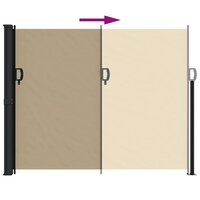 Windscherm intrekbaar 170x300 cm beige 5