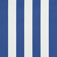 Luifel uittrekbaar 300x150 cm blauw en wit 7