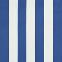 Luifel uittrekbaar 350x150 cm blauw en wit 6