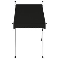 Luifel handmatig uittrekbaar 100 cm antraciet 2